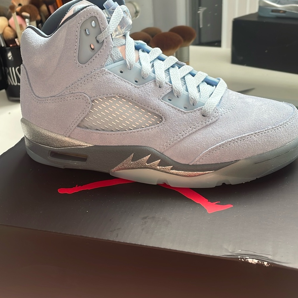 Women’s air Jordan 5 retro ice/ blue graphite